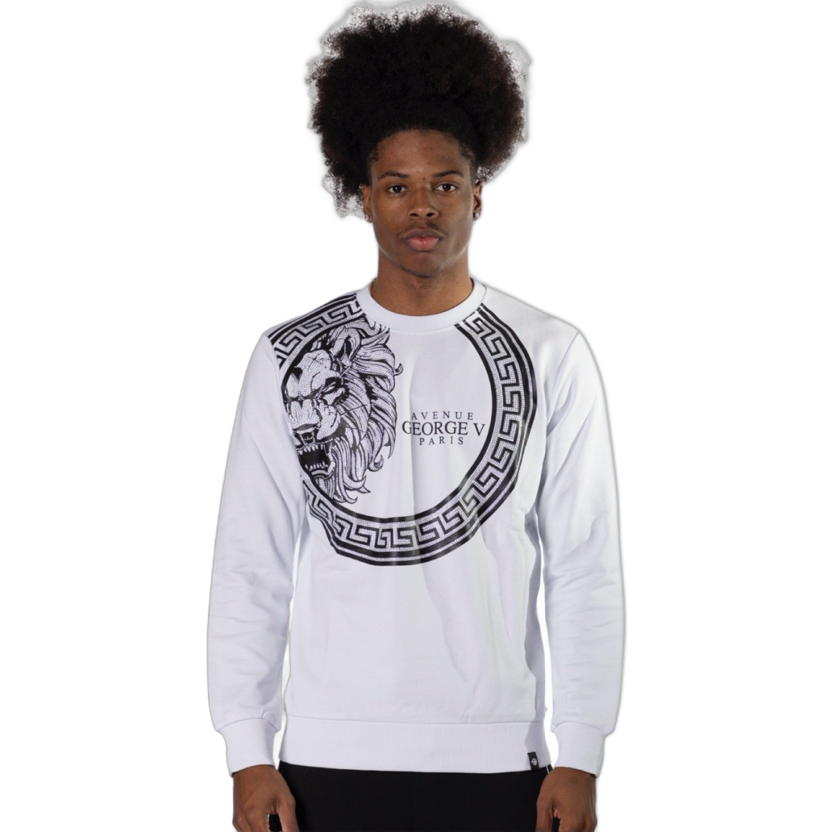 Sudadera George V Paris Leon Barroco Blanco