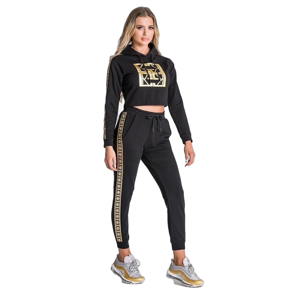 Sudadera Gianni Kavanagh Corta Monograma GK Edicion Negro 2
