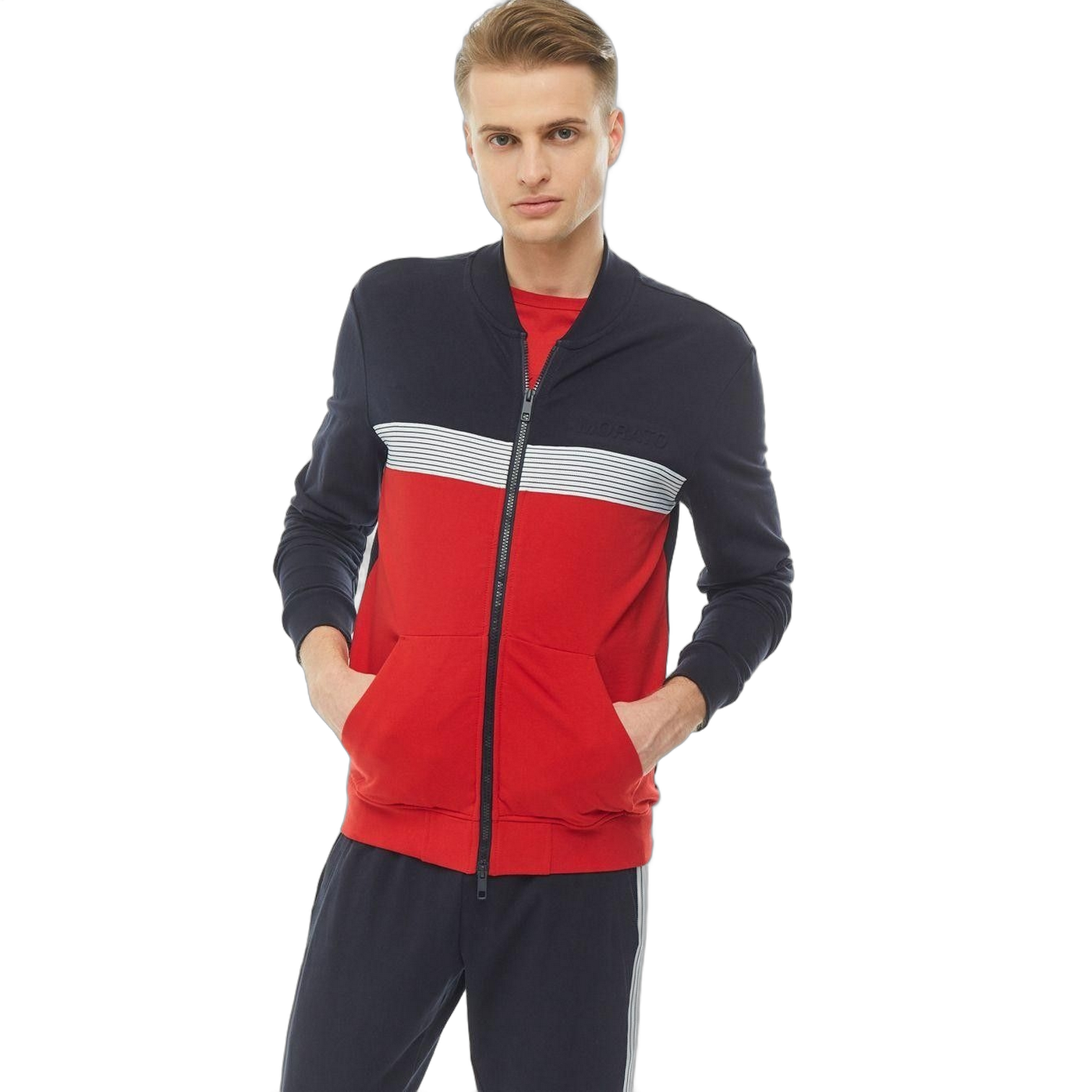 Sudadera Antony Morato Sport Heritage Rojo