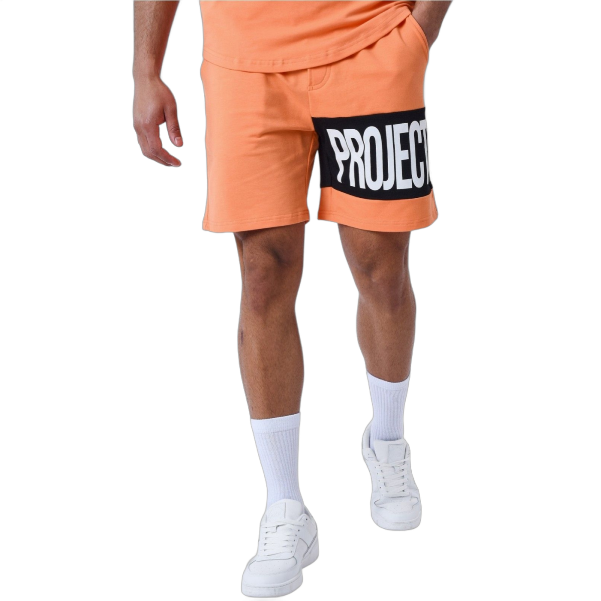 Pantalon Project X Paris Crew Logo Frontal Naranja