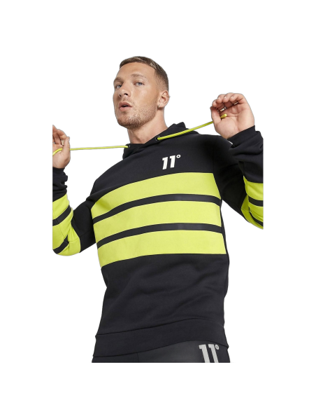 Sudadera 11 Degrees con Paneles en Contraste Negro 11 Degrees | Sudaderas  - Estilo urbano premium