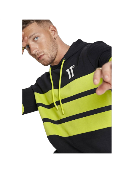 Sudadera 11 Degrees con Paneles en Contraste Negro 11 Degrees | Sudaderas  - Estilo urbano premium