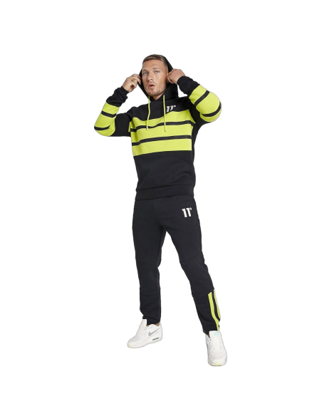 Sudadera 11 Degrees con Paneles en Contraste Negro 11 Degrees | Sudaderas  - Estilo urbano premium