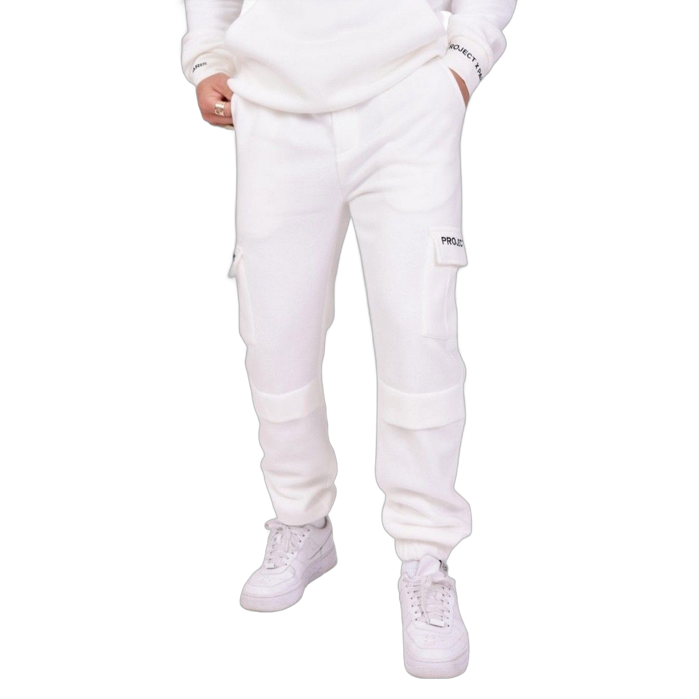 Pantalon Project X Paris Cargo Basic Blanco