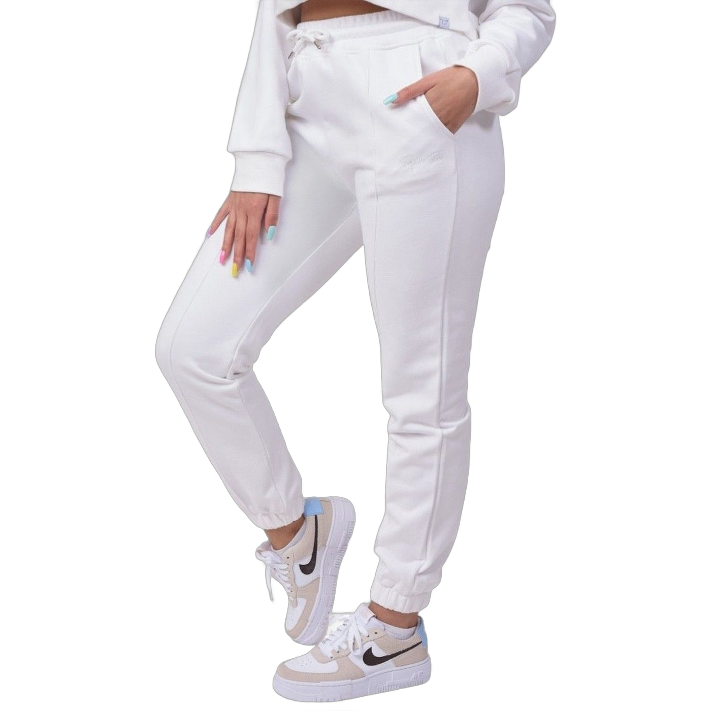 Pantalon Project X Paris Elastico Basico Blanco