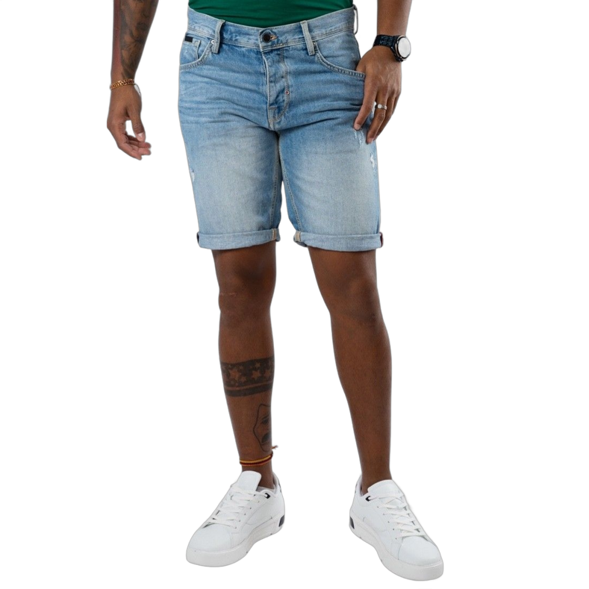Jeans Corto Antony Morato Lavadio Tono Medio Marino Antony Morato | Short  - Estilo urbano premium