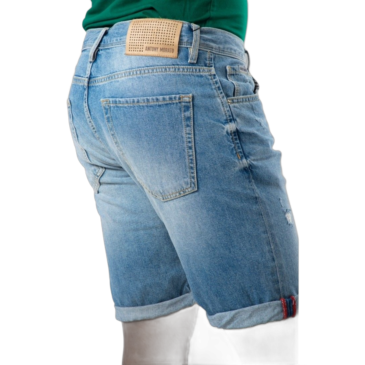 Jeans Corto Antony Morato Lavadio Tono Medio Marino Antony Morato | Short  - Estilo urbano premium 2