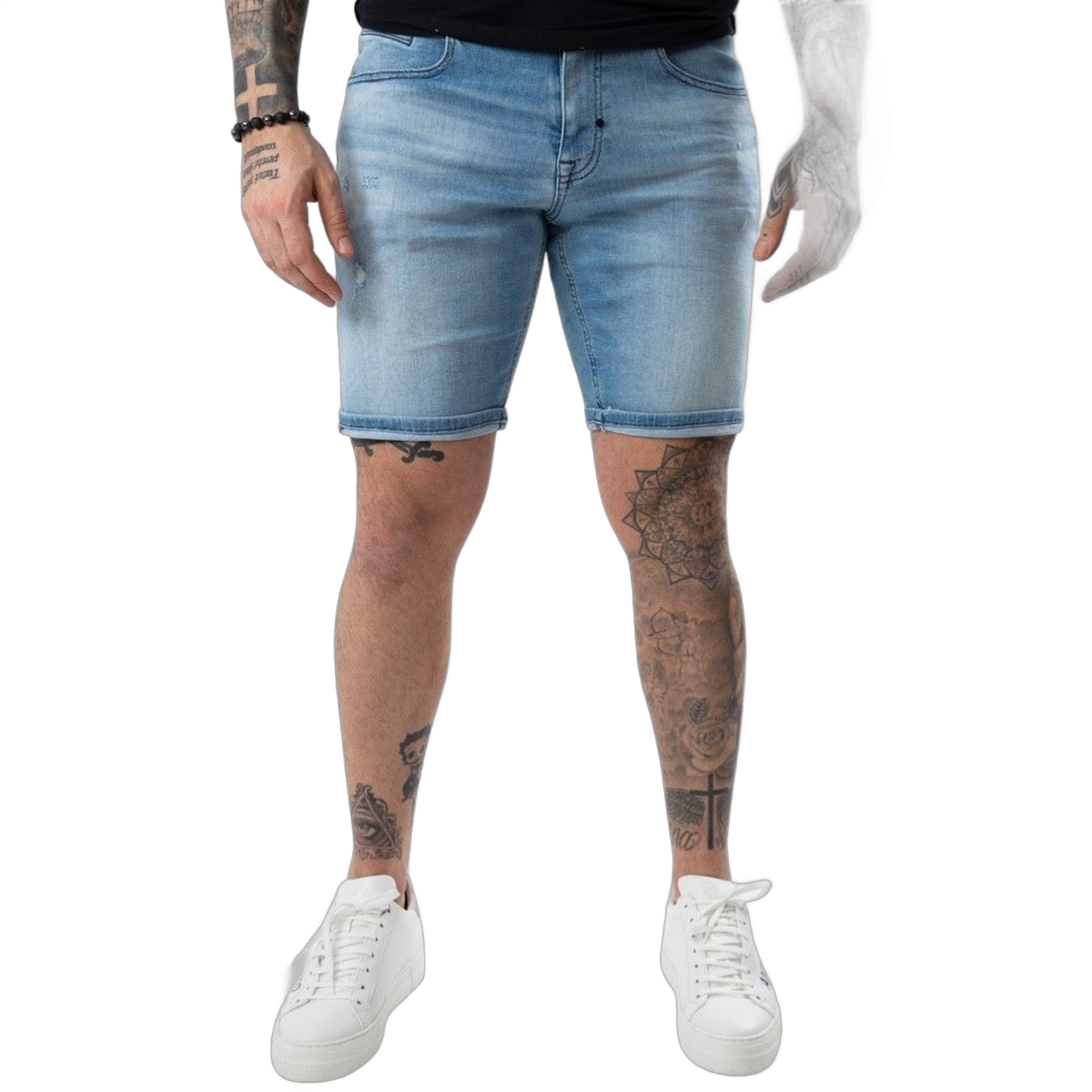 Jeans Corto Antony Morato Skinny Fit Azul Claro