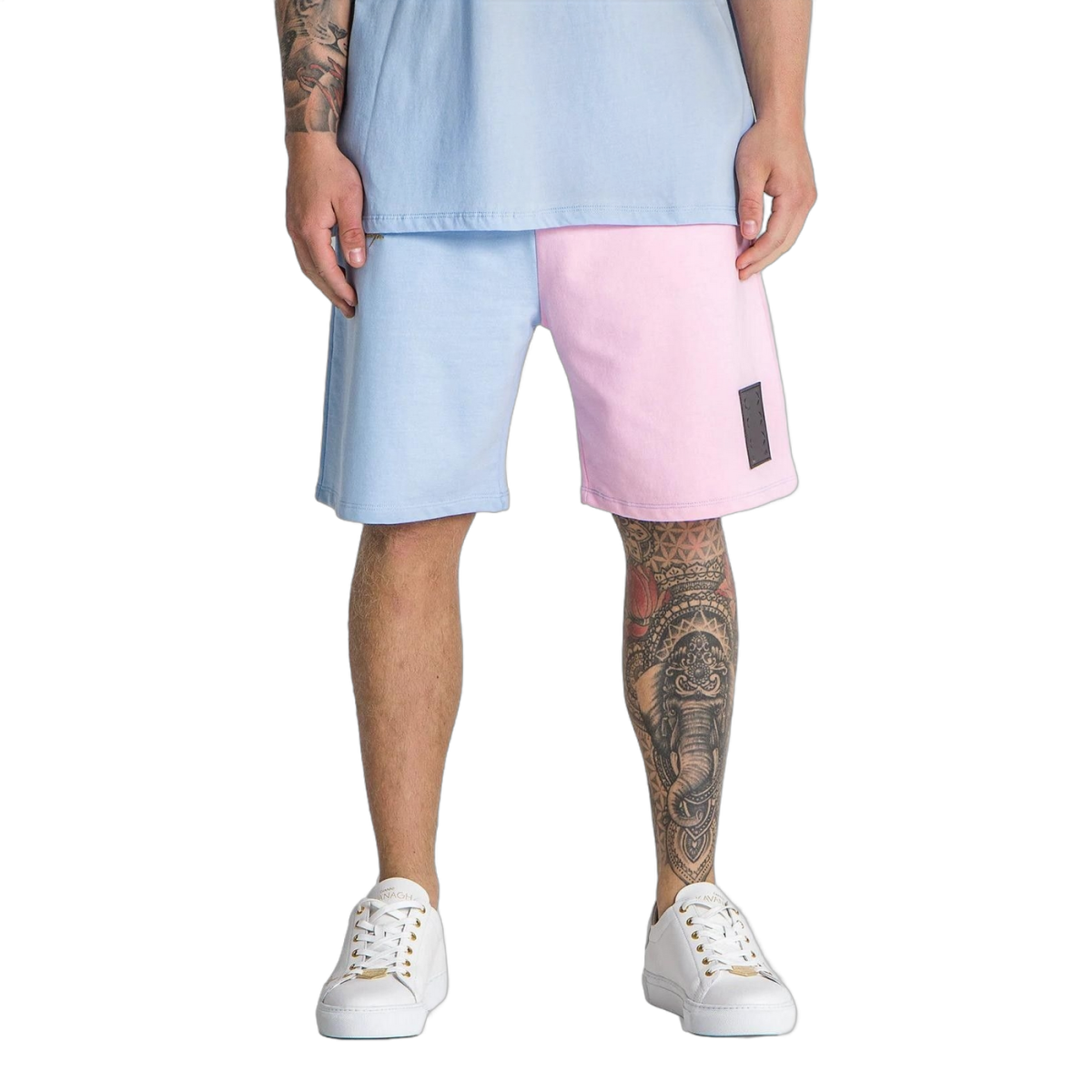 Short Gianni Kavanagh Block Azul y Rosa Gianni Kavanagh | Short  - Estilo urbano premium 2