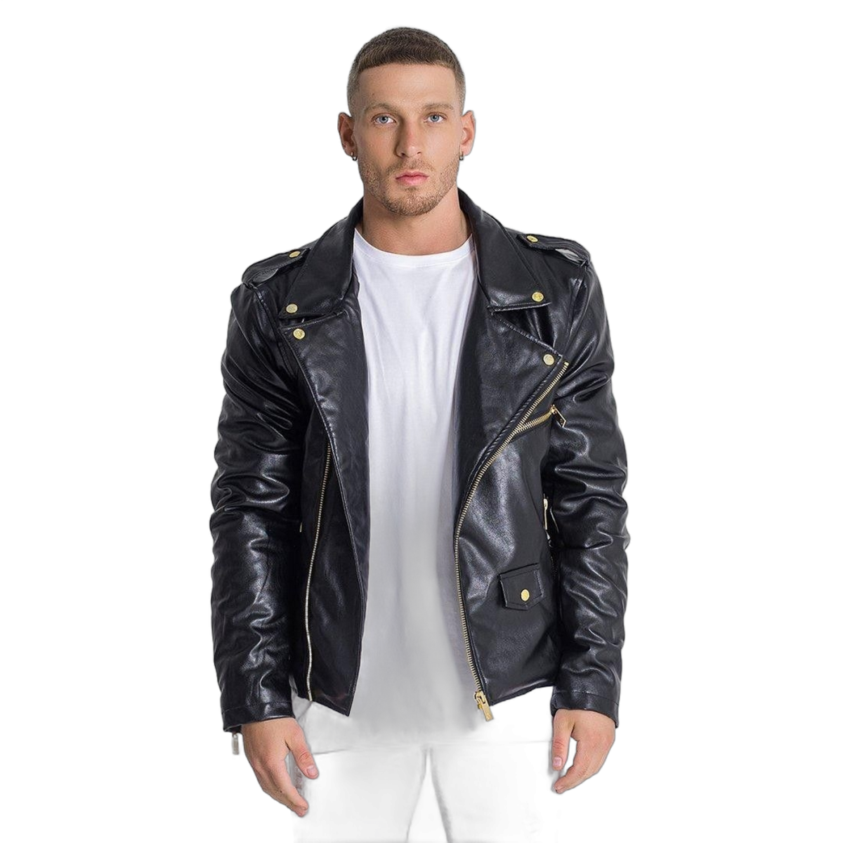 Chaqueta Gianni Kavanagh Biker Opulence Negro