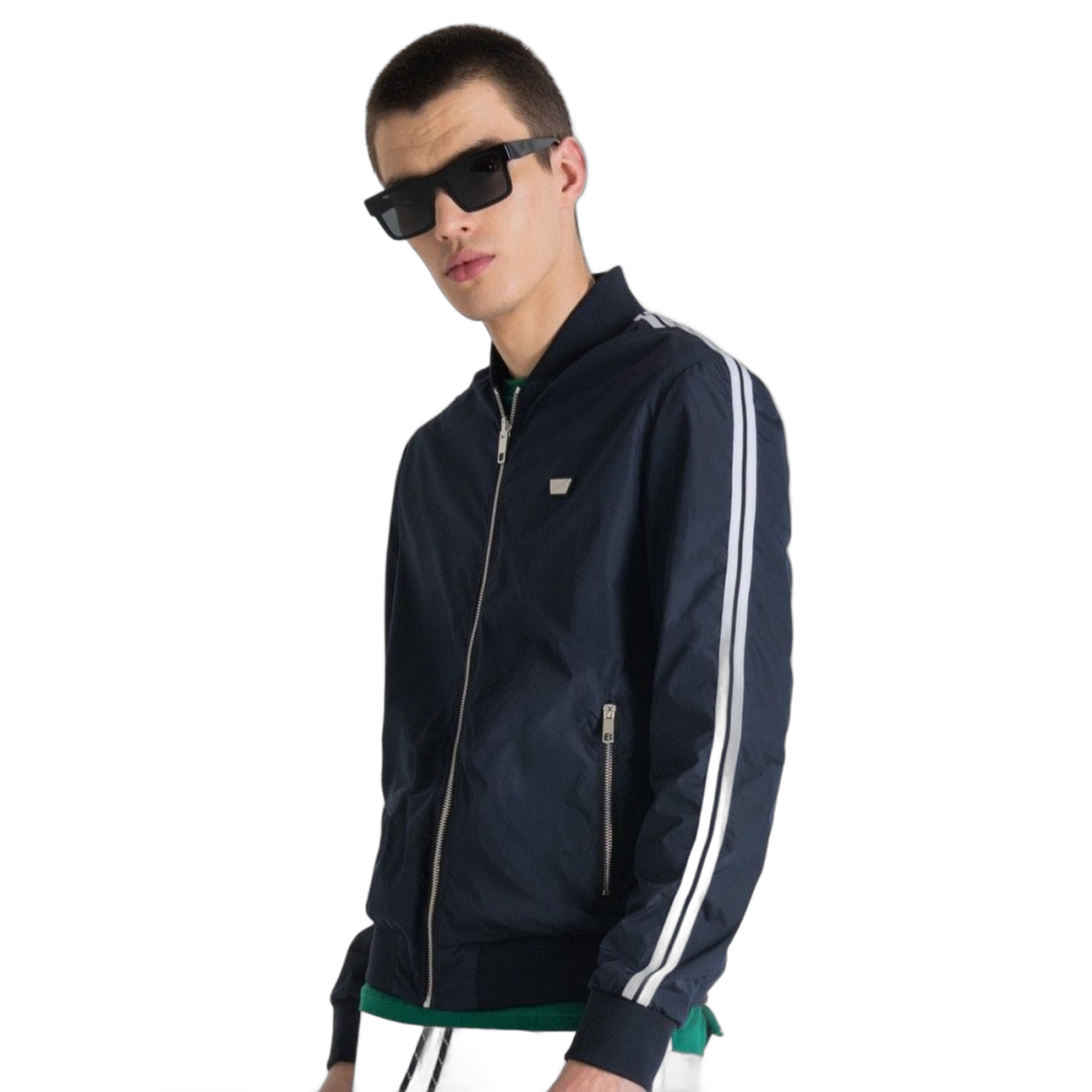 Chaqueta Antony Morato Reversible con Cinta Sport Marino