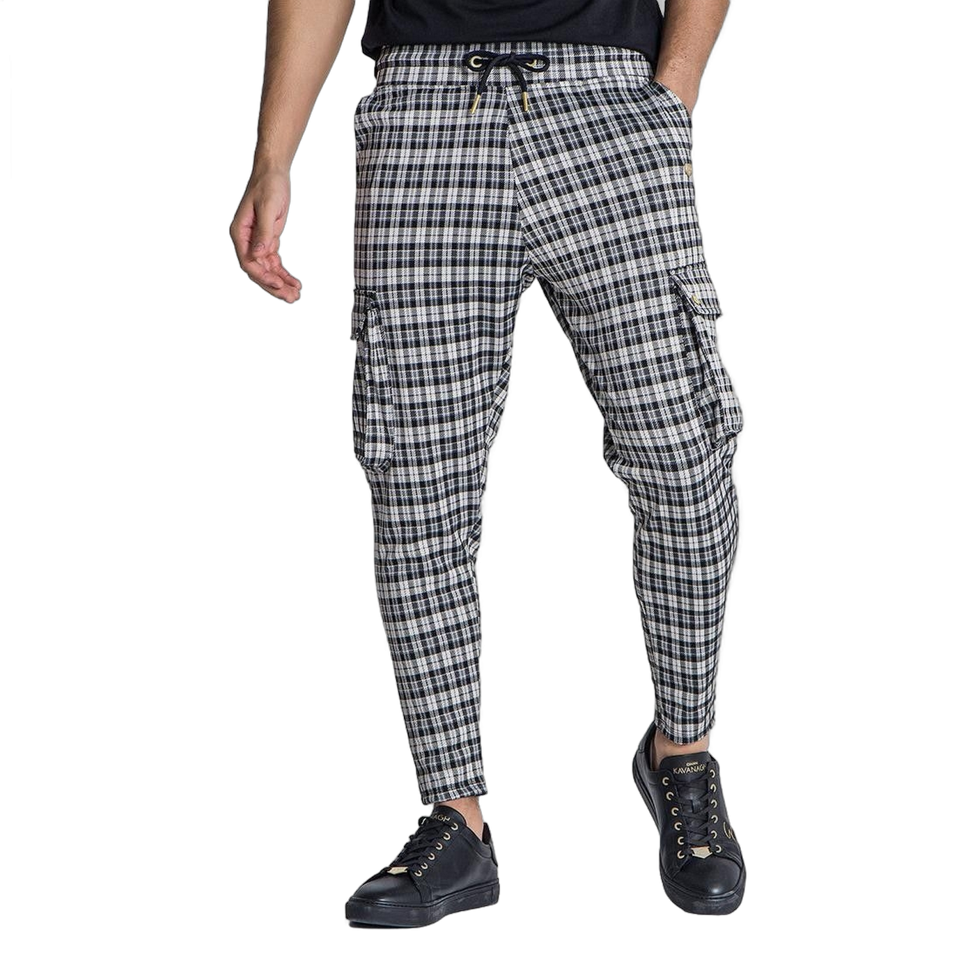 Pantalon Gianni Kavanagh Futura Cuadros Gris