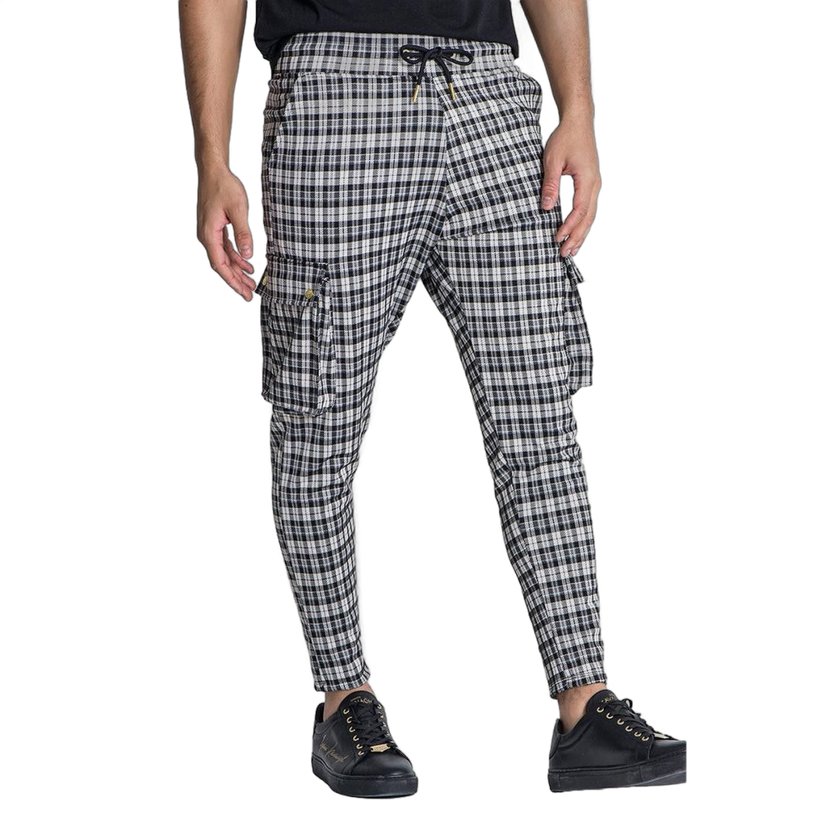 Pantalon Gianni Kavanagh Futura Cuadros Gris Gianni Kavanagh | Jeans y Jogger  - Estilo urbano premium 2