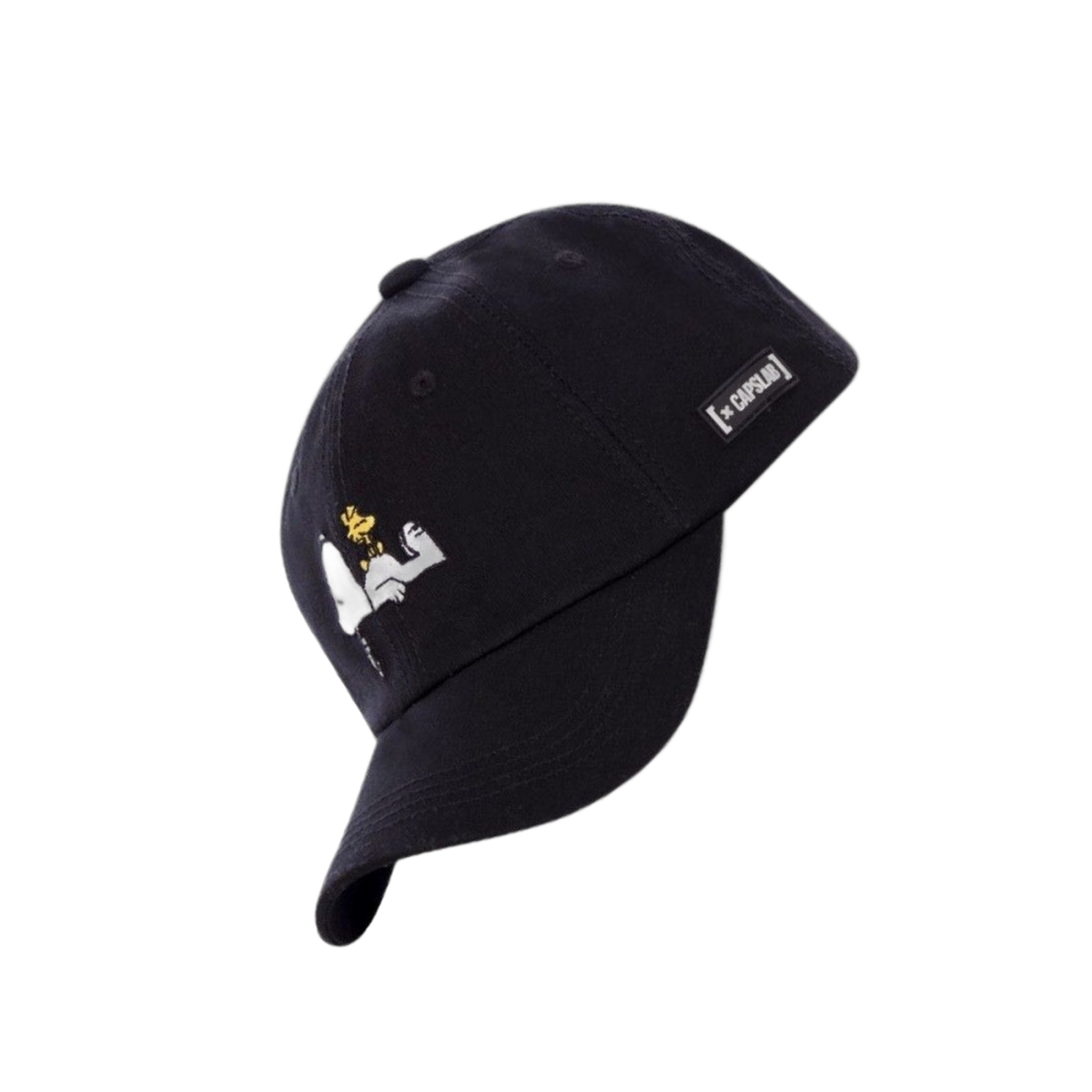 Gorra Capslab Peanuts Snoopi Negro