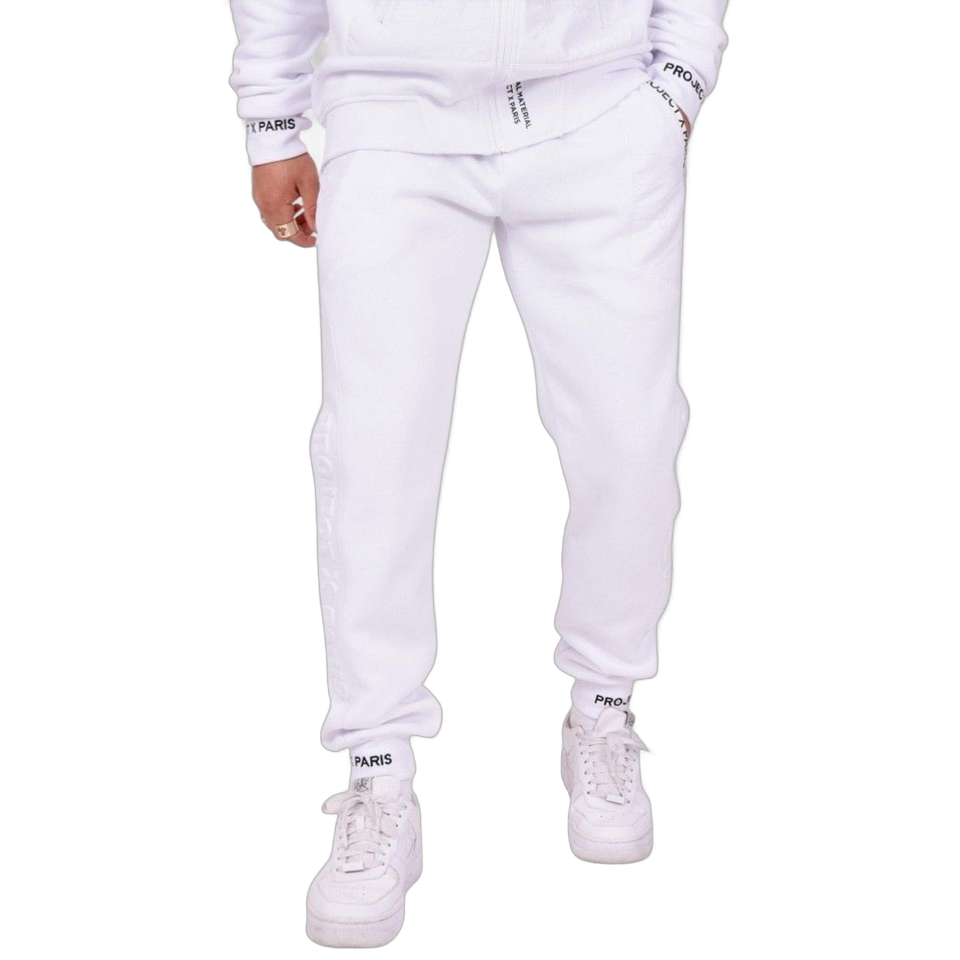 Pantalon Project X Paris con Panel Acolchado Blanco