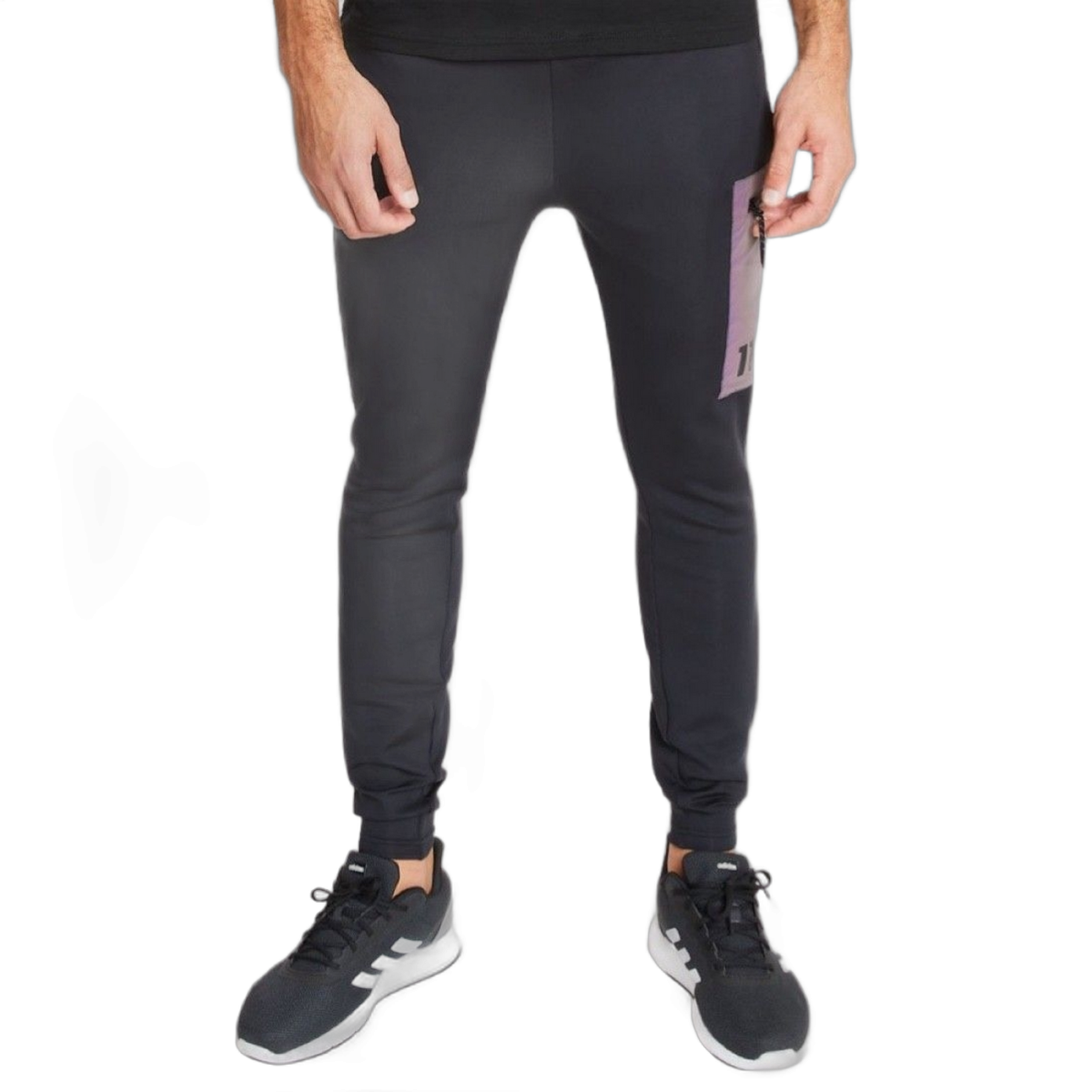 Pantalon 11 Degrees Diseño Reflectante Negro