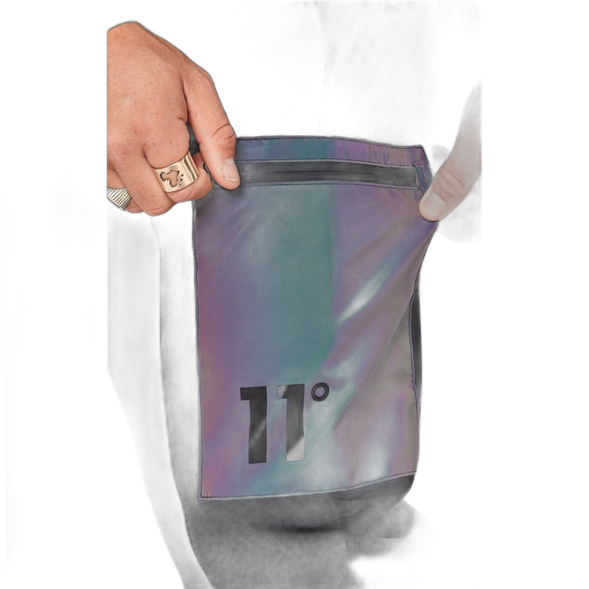 Pantalon 11 Degrees Diseño Reflectante Negro 11 Degrees | Pantalones  - Estilo urbano premium 2
