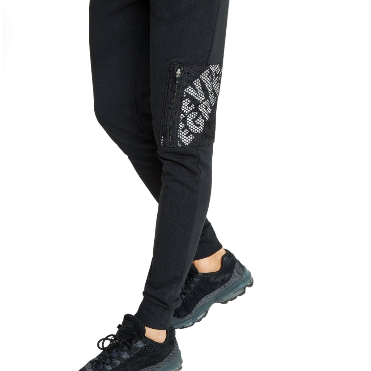 Pantalon 11 Degrees con Detalle de Malla Negro 11 Degrees | Pantalones  - Estilo urbano premium 2
