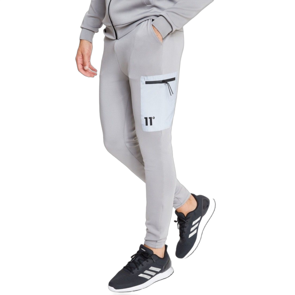 Pantalon 11 Degrees Diseño Reflectante Gris 11 Degrees | Pantalones  - Estilo urbano premium