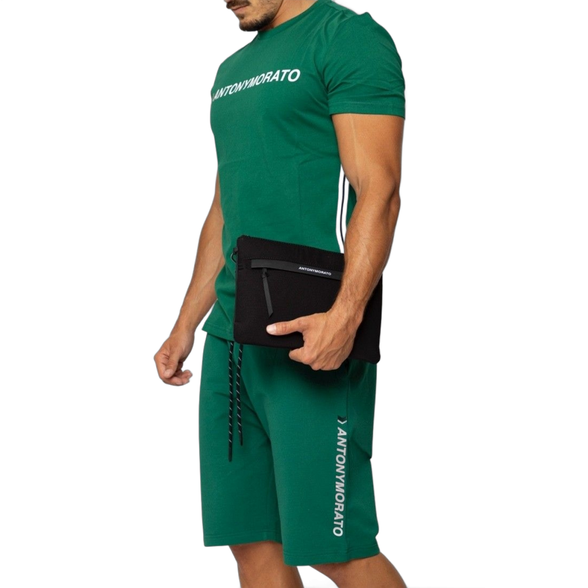 Pantalon Antony Morato Regular Fit de Algodon Verde Antony Morato | Short  - Estilo urbano premium 2