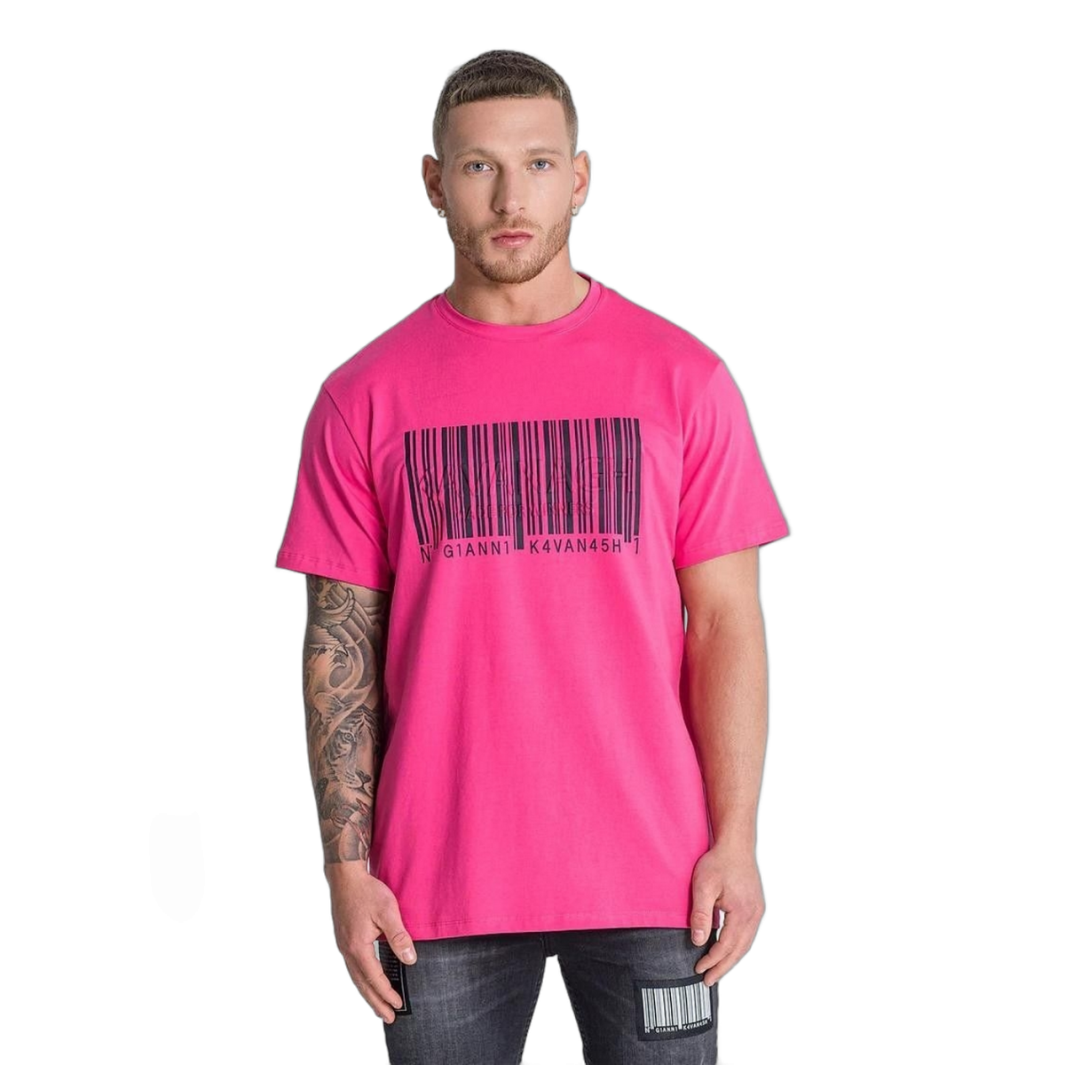 Camiseta Gianni Kavanagh Barcode 2.0 Rosa