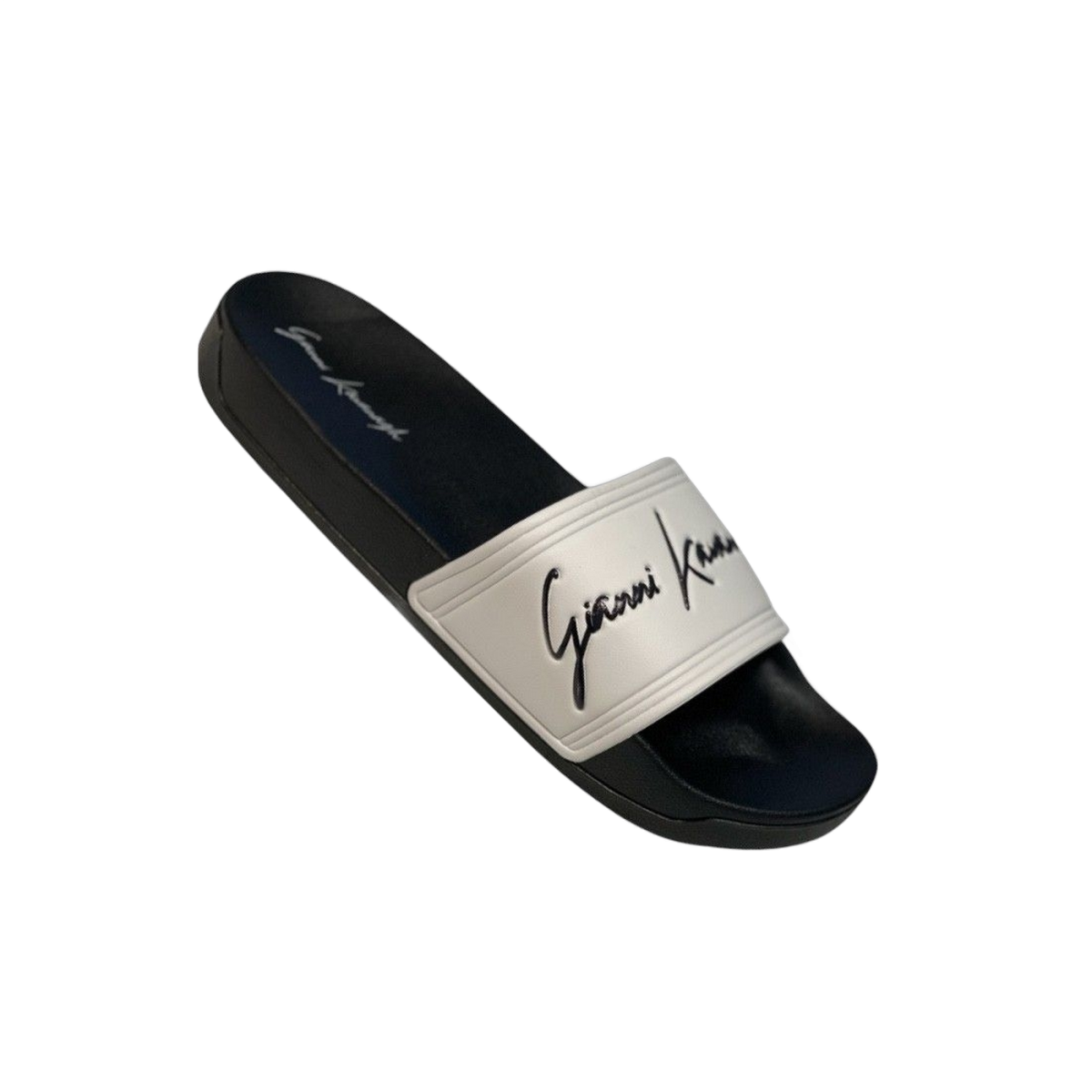 Chanclas Gianni Kavanagh con Firma Negro y Blanco