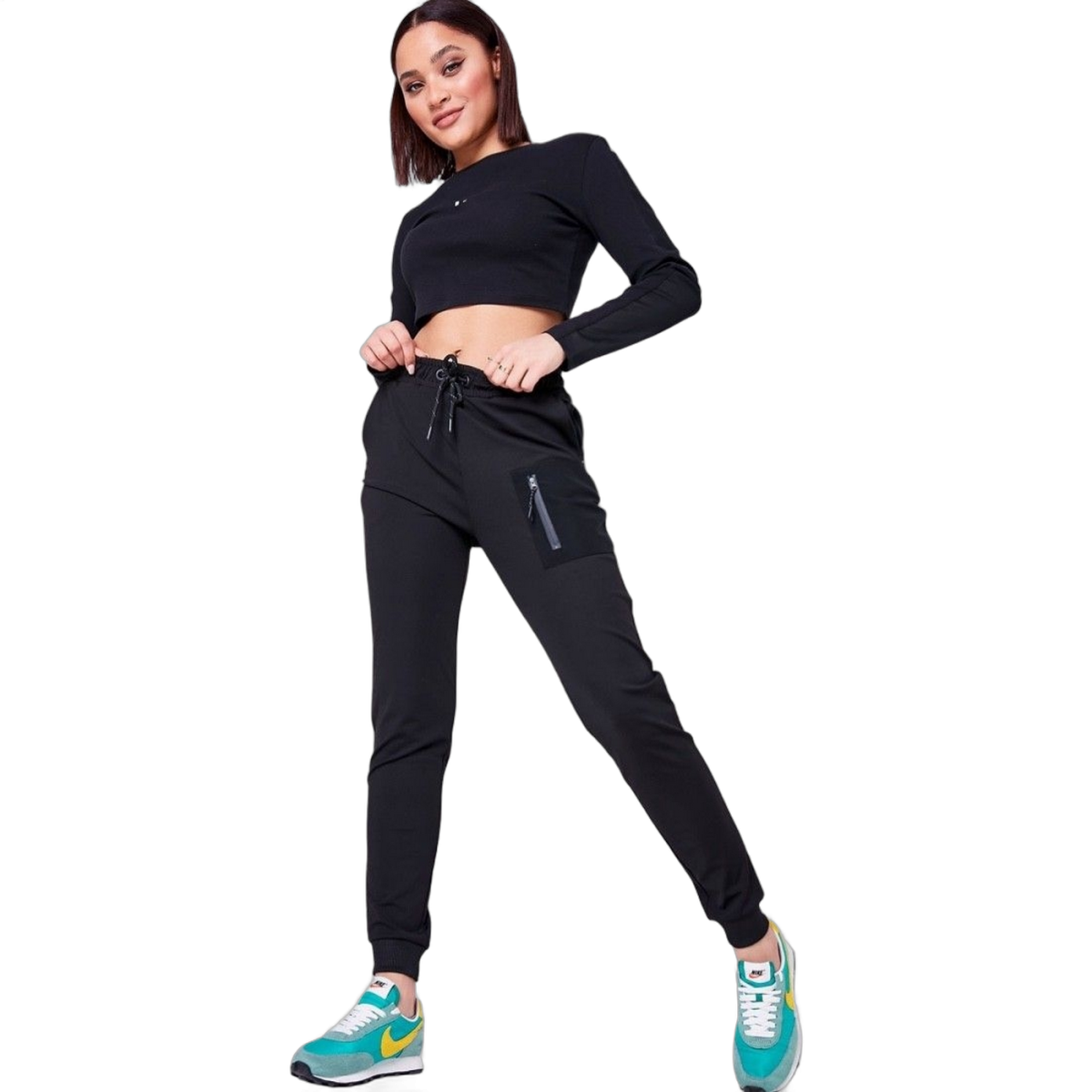 Pantalones 11 Degrees Deportivos POLI Negro 2