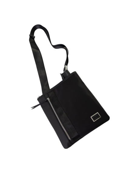 Bolso Antony Morato con Cinta y Cremallera Negro