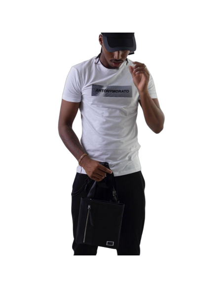 Bolso Antony Morato con Cinta y Cremallera Negro – Estilo Moderno y Funcional