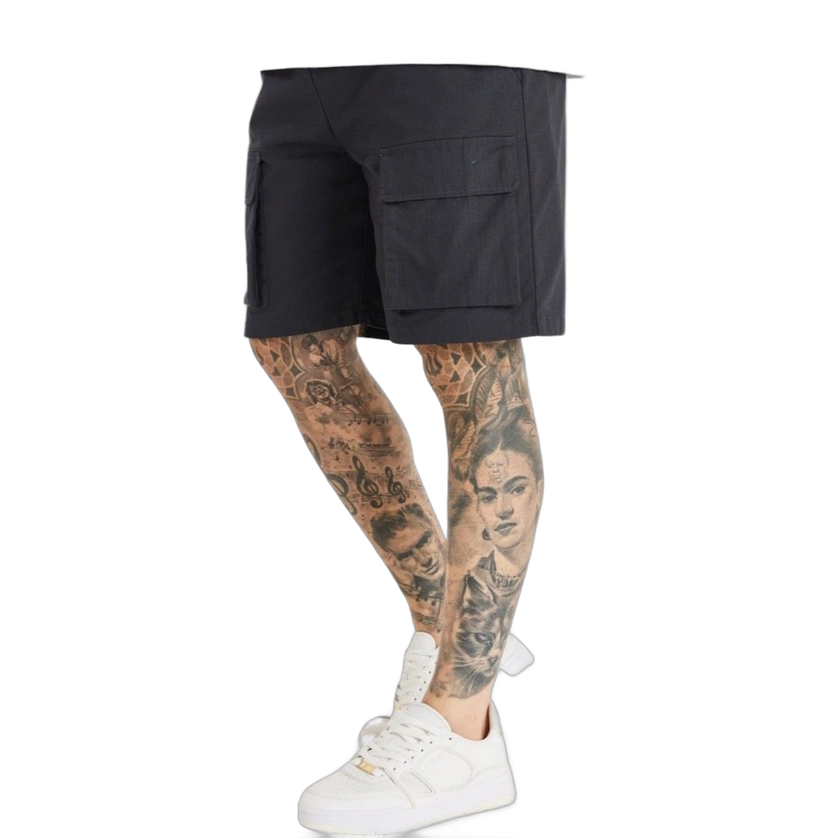 Short SikSilk Cargo Negro