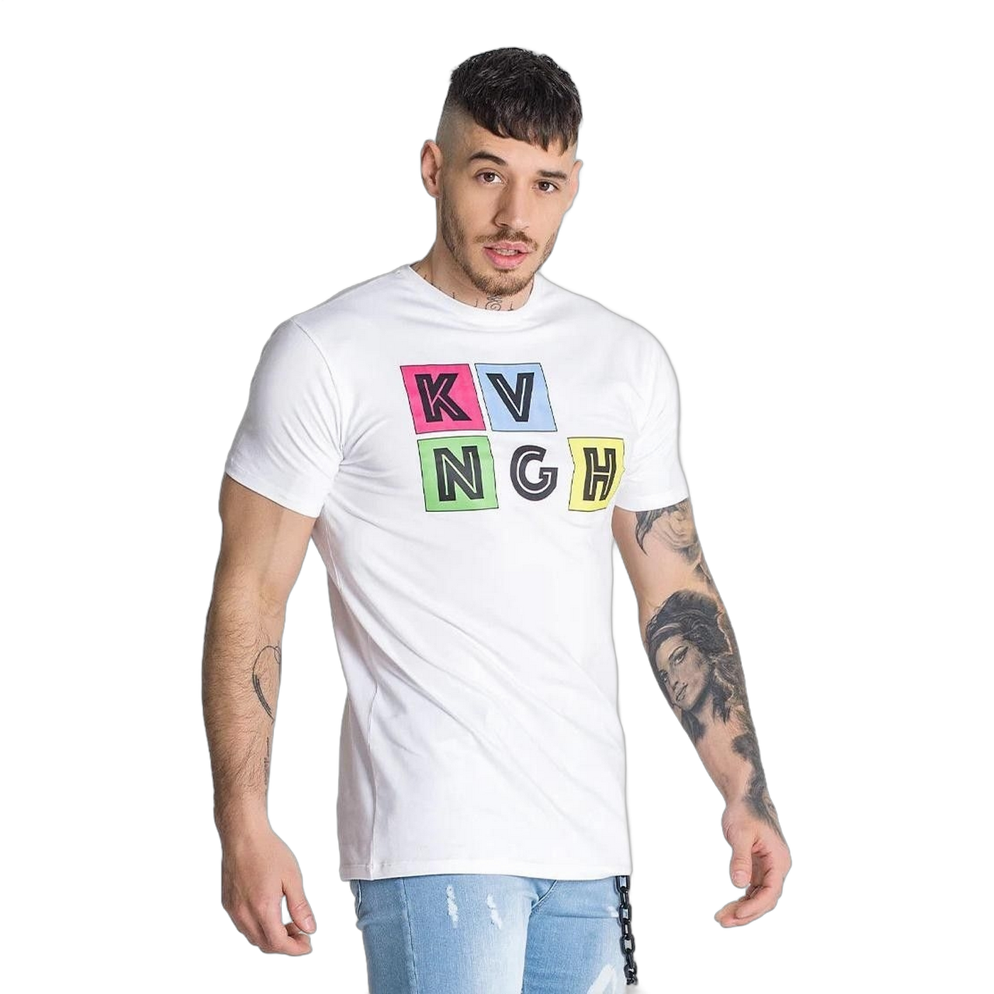 Camiseta Gianni Kavanagh Playground Men Blanco