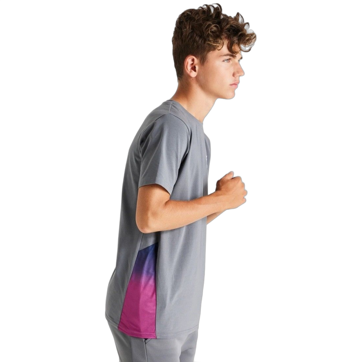 Camiseta SikSilk Jr Cali Navigate Gris