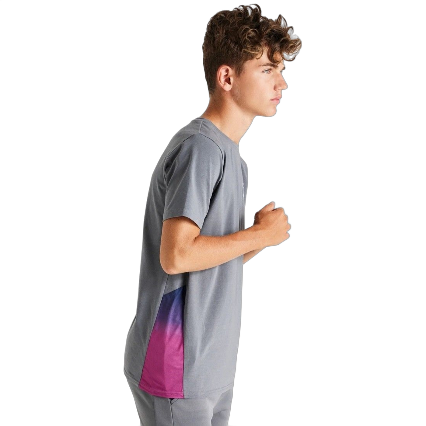 Camiseta SikSilk Jr Cali Navigate Gris