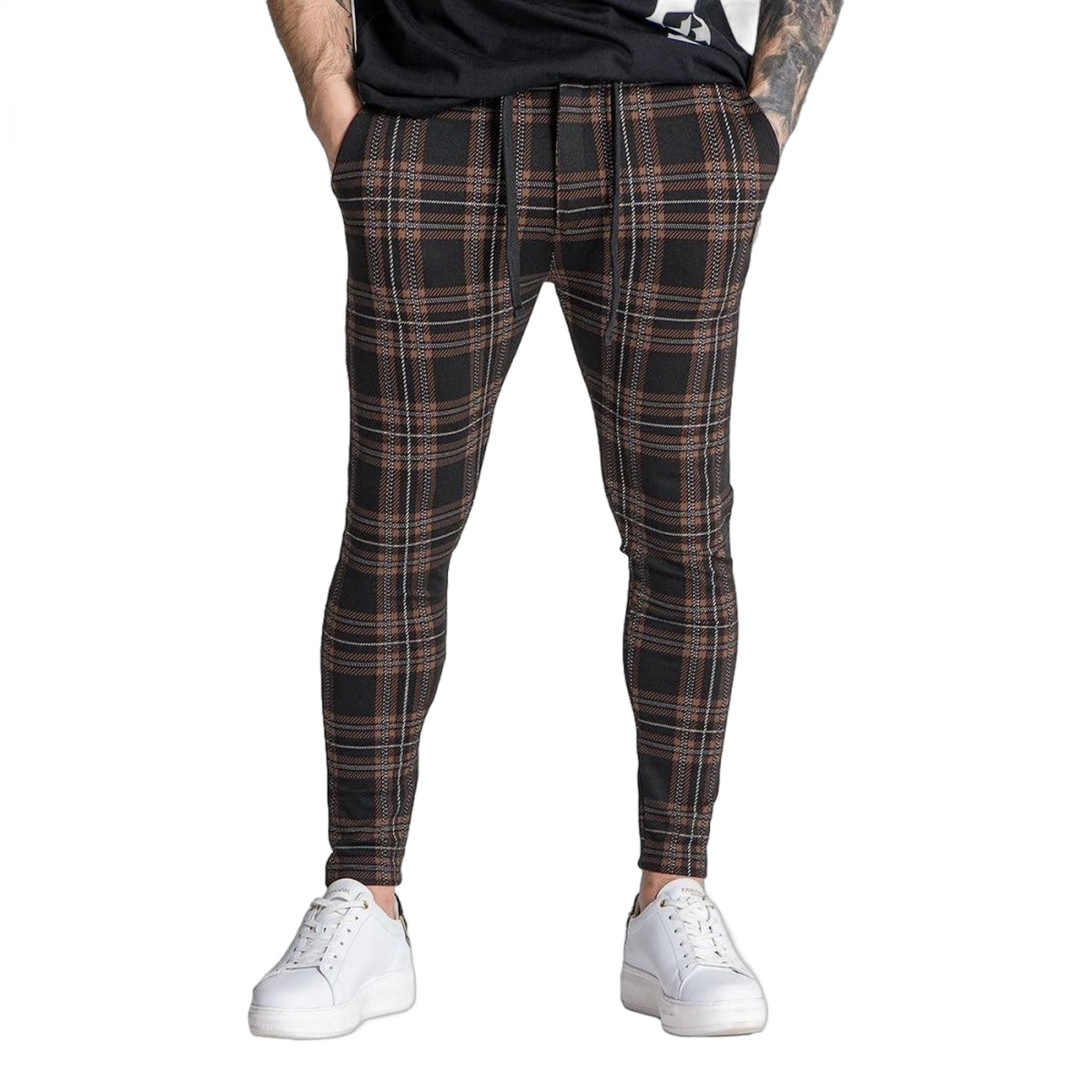 Pantalon Gianni Kavanagh Checkmate Negro