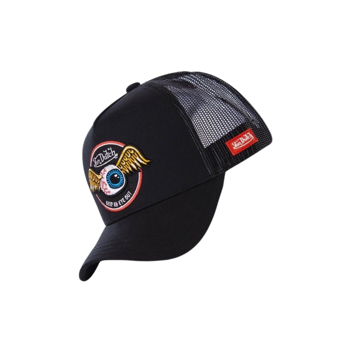 Gorra Von Dutch Curva Ajustable Eye3 Negro