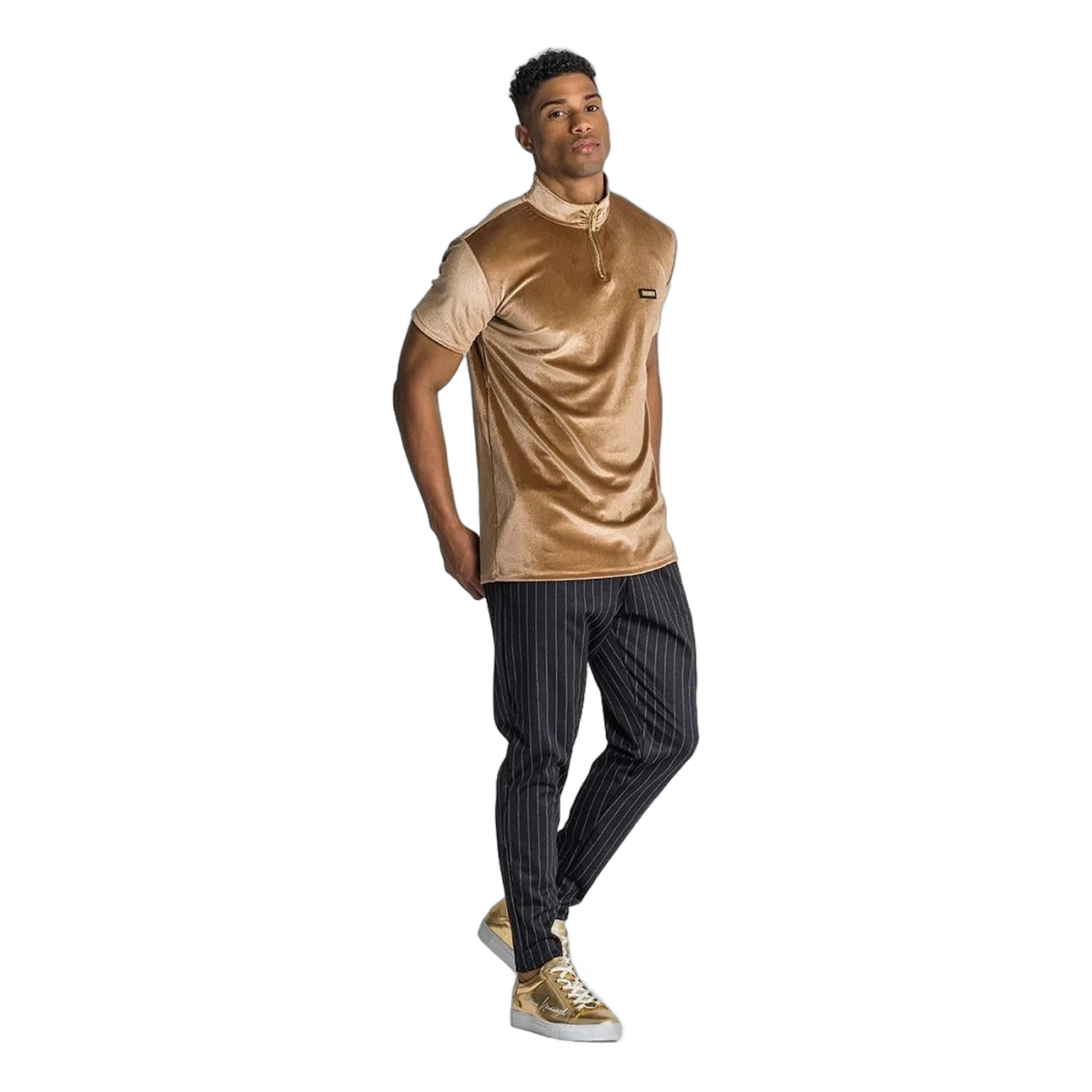 Polo Gianni Kavanagh con Cremallera Brividi Oro Gianni Kavanagh | Camisas y Polos  - Estilo urbano premium 2