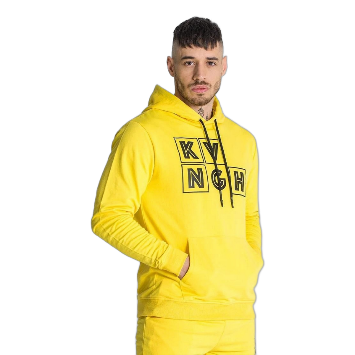 Sudadera Gianni Kavanagh con Capucha Playground Amarillo