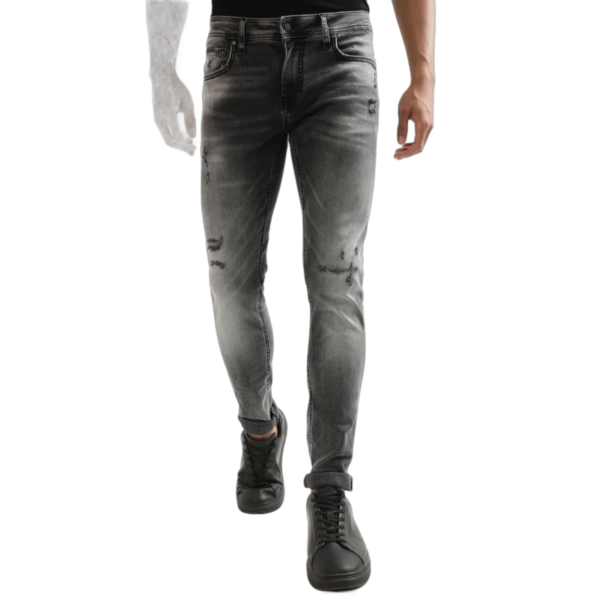 Jeans Antony Morato Super Skinny PAUL Negro