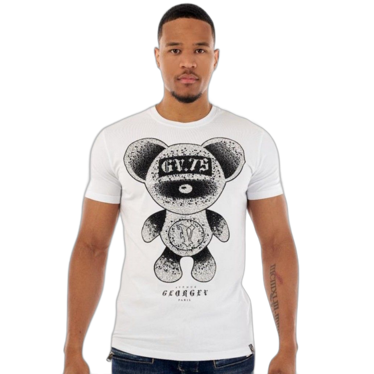 Camiseta George V Paris Oso teddy Space Blanco