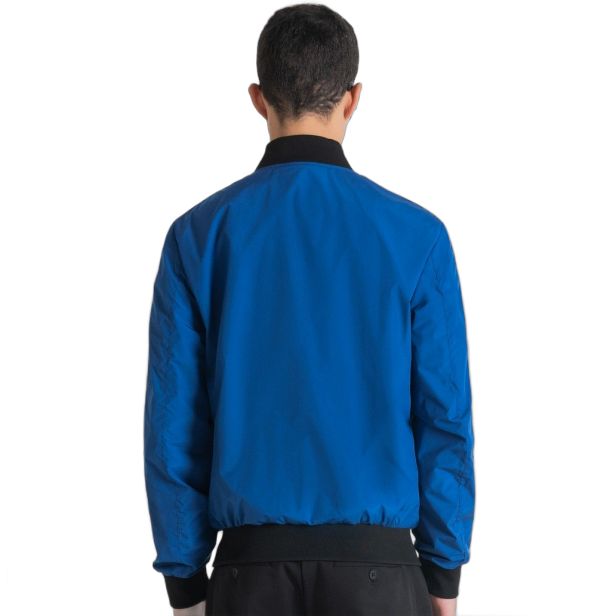 Bomber Antony Morato Regular Tejido Tecnico Contraste Azul Antony Morato | Abrigos y Chaquetas Hombre  - Estilo urbano premium 2