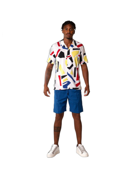 Short Antony Morato con Pliegue Central Azul Antony Morato | Short  - Estilo urbano premium