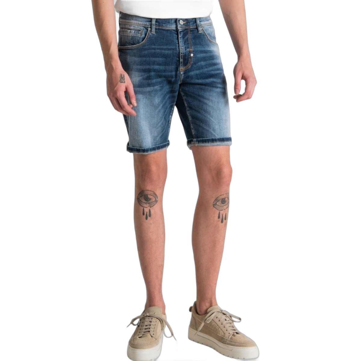 Jeans Corto Antony Morato DAVE Skinny Marino