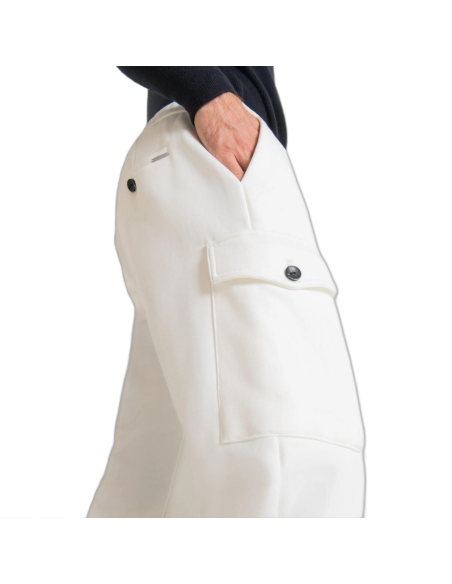 Pantalon Antony Morato Mezcla Algodon Felpa Blanco Antony Morato | Pantalones  - Estilo urbano premium