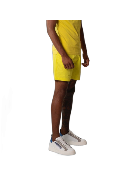 Bañador Antony Morato Tecnico Fit Parche Logotipo Amarillo