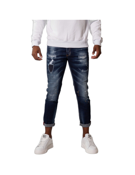 Jeans G2 Firenze Dark Heart Marino