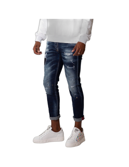 Jeans G2 Firenze Dark Heart Marino