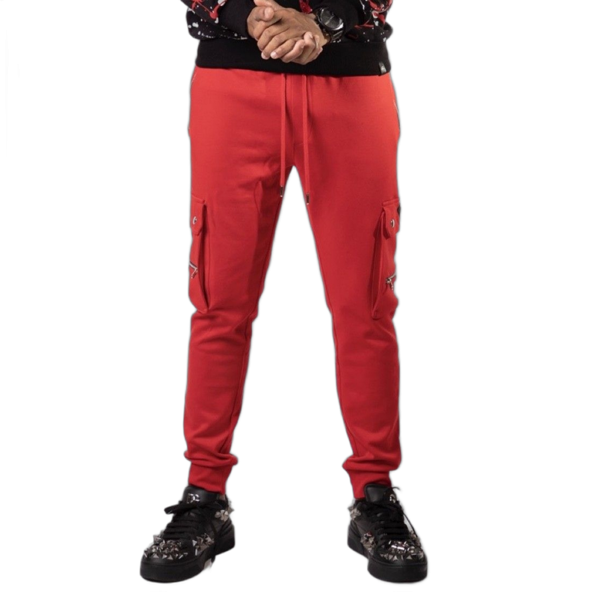 Pantalon George V Paris Trotar Cargo Rojo