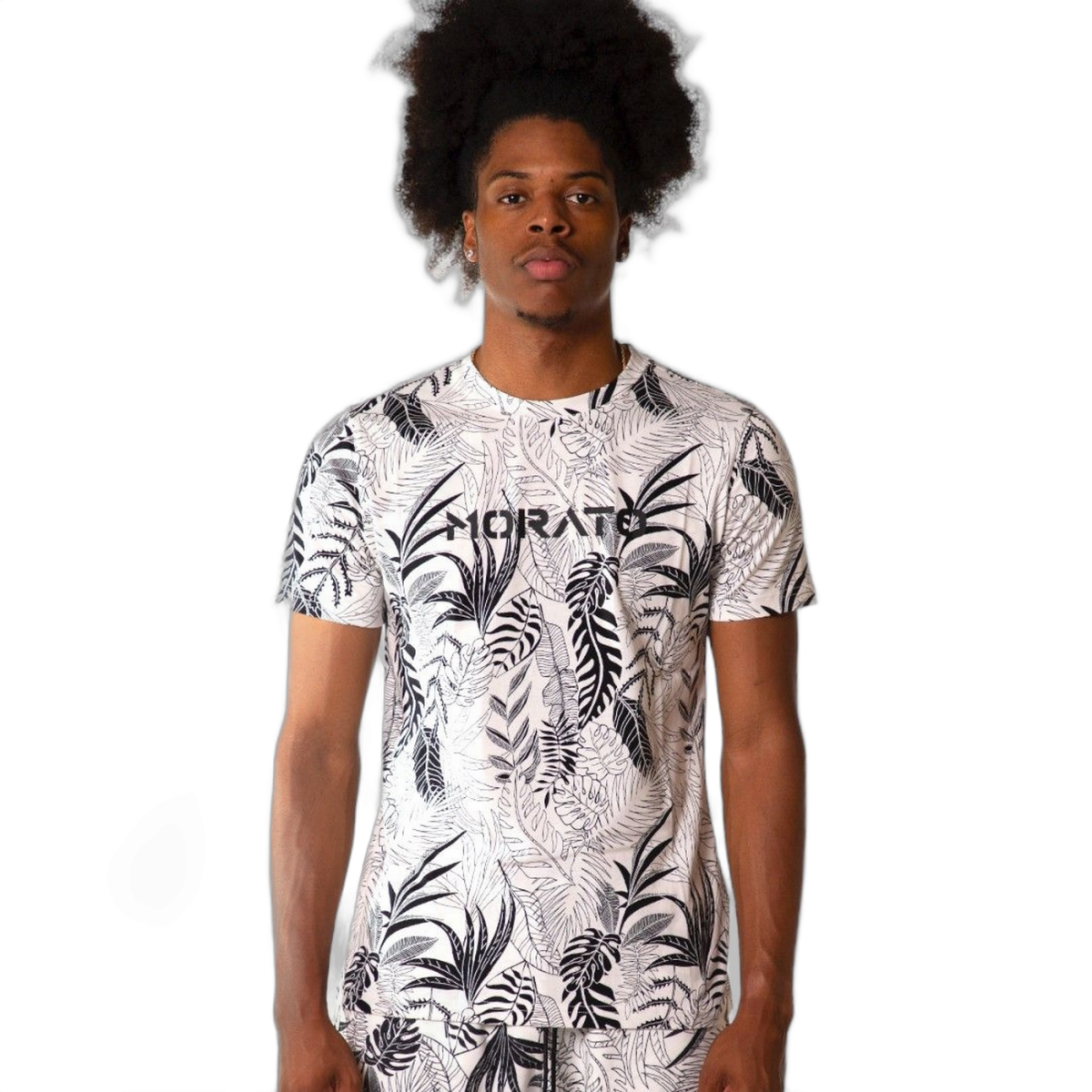 Camiseta Antony Morato Algodon Estampado Jungla Blanco