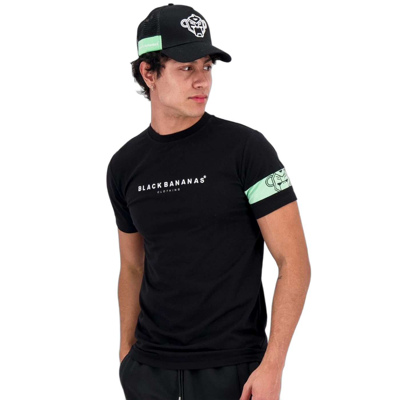 Camiseta Black Bananas Commander Tee Negro