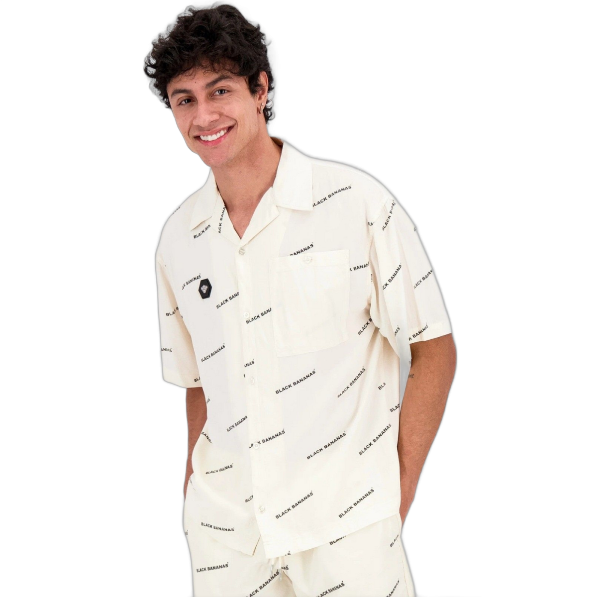 Camisa Black Bananas Marina Shirt Sand